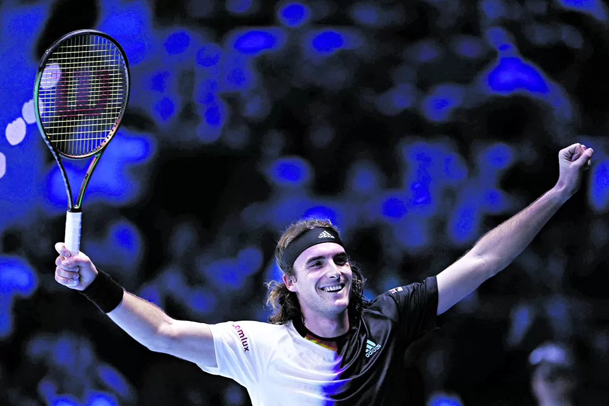 Tenis: ganaron Tsitsipas y Djokovic en el ATP Finals