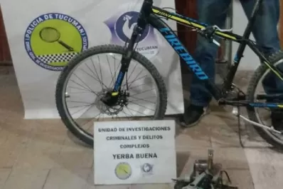 Yerba Buena: detuvieorn a un hombre y recuperan una bicicleta robada
