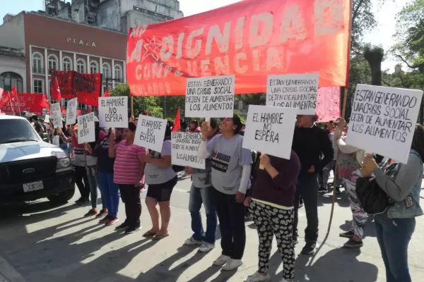 Una organización social reclamó la restitución de mercadería para sus merenderos