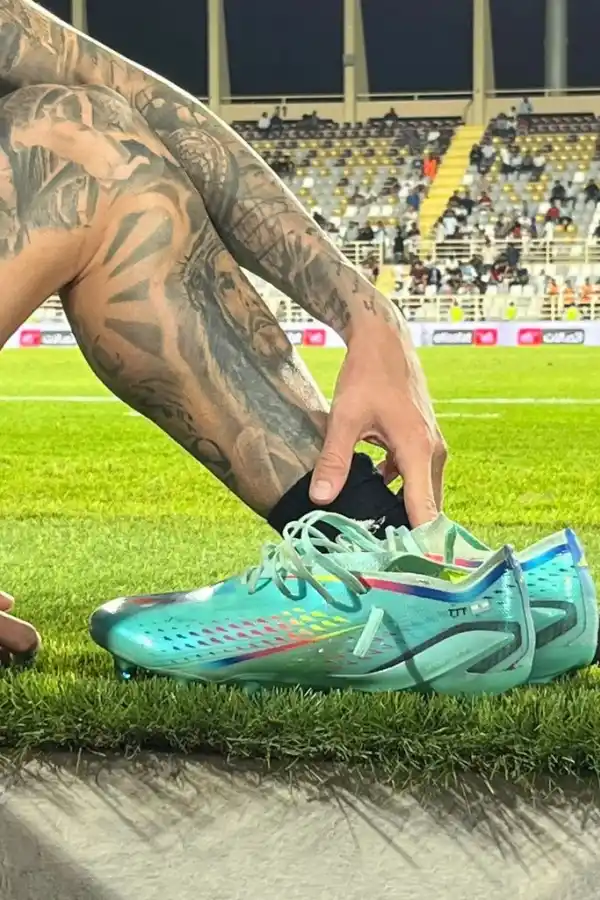 Mundial de Qatar 2022: De Paul llevó un detalle romántico en sus botines, dedicado a Tini