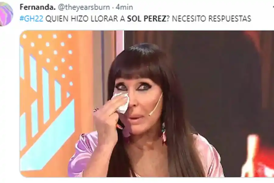Gran Hermano: Sol Pérez lloró en pleno debate y desconcertó a todos