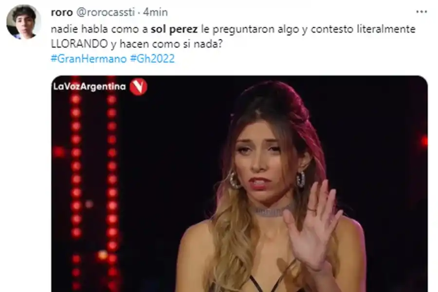 Gran Hermano: Sol Pérez lloró en pleno debate y desconcertó a todos