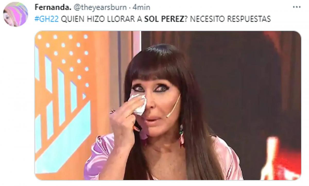 Gran Hermano: Sol Pérez lloró en pleno debate y desconcertó a todos