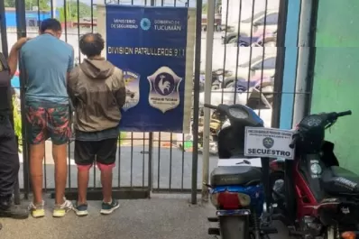 Robaron una moto, terminaron tras las rejas