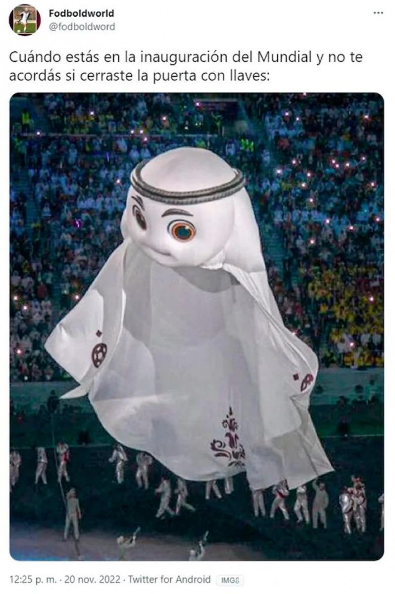 Mundial de Qatar 2022: los mejores memes de la inauguración