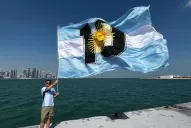 Con el banderazo, Argentina volvió a ser local en el Mundial Qatar 2022