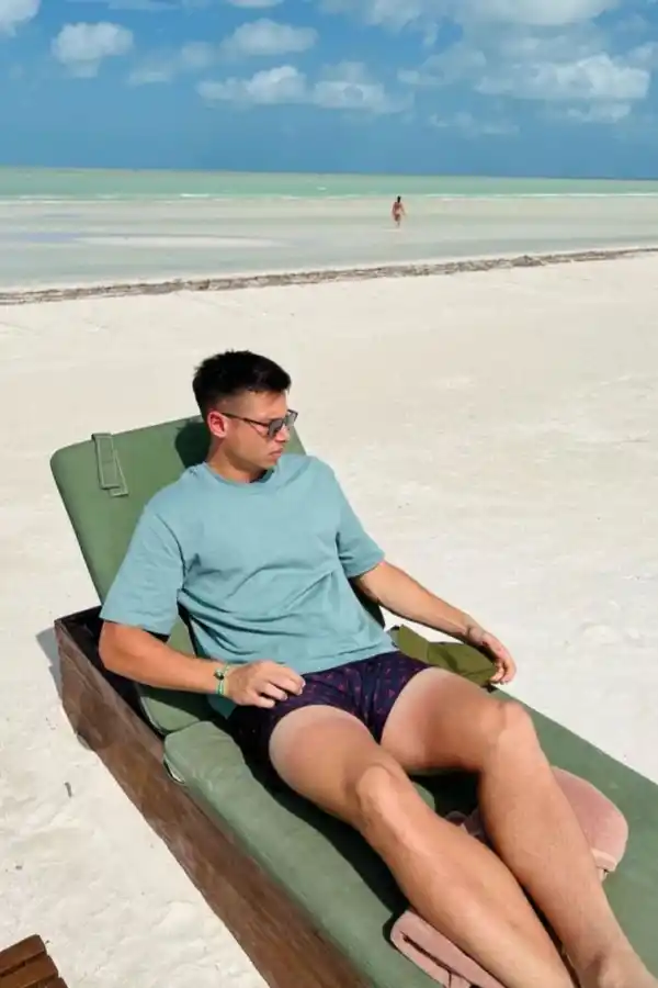 Mirá las vacaciones paradisíacas de Manuel Capasso antes de definir su futuro en Atlético Tucumán