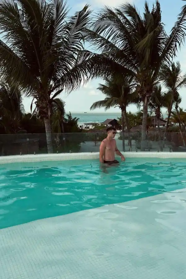 Mirá las vacaciones paradisíacas de Manuel Capasso antes de definir su futuro en Atlético Tucumán