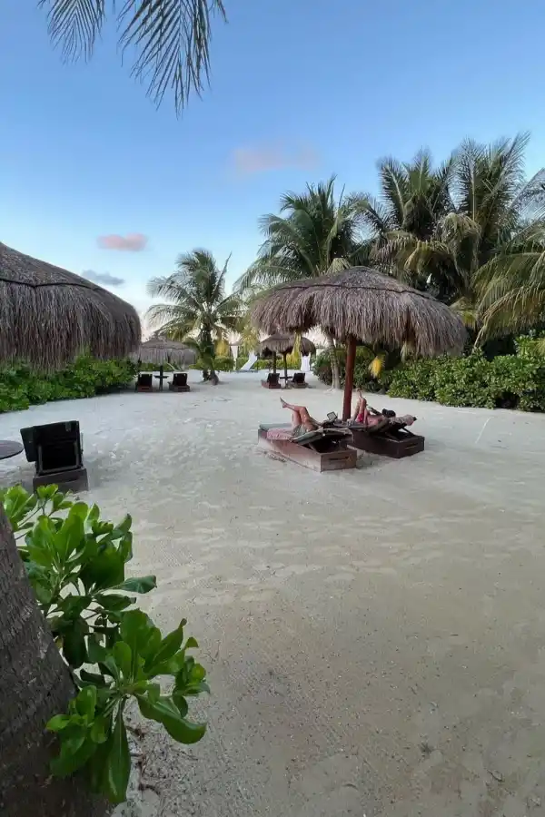 El defendor descansa en una isla, en México.