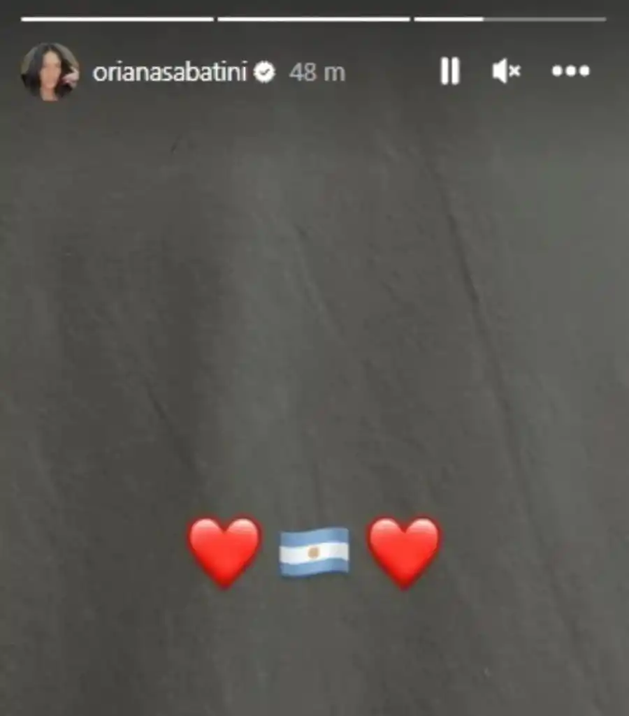 El mensaje que le dedicó Oriana Sabatini a Dybala tras la derrota contra Arabia Saudita