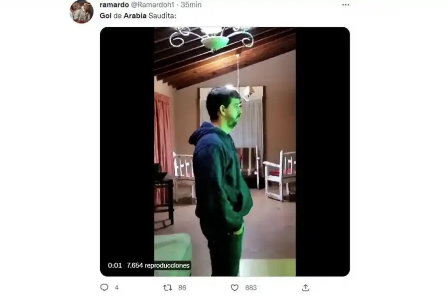 Estos son los mejores memes del debut de Argentina en el Mundial Qatar 2022