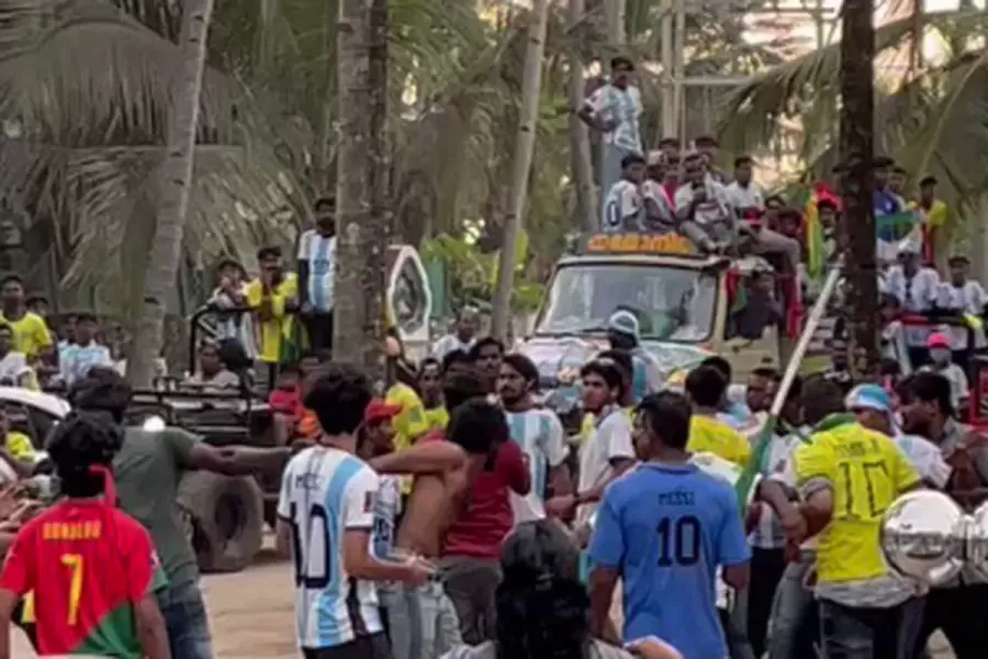 Mundial de Qatar: hinchas de Argentina y Brasil terminaron en una batalla campal en la India