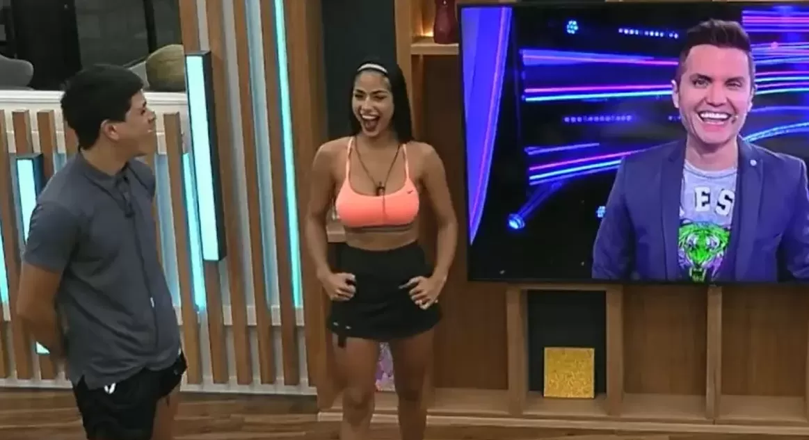 Se formó otra pareja en Gran Hermano: Daniela y Thiago se dieron un apasionado beso