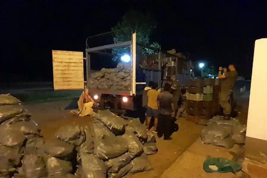 CARGAMENTO DE HOJAS DE COCA. 