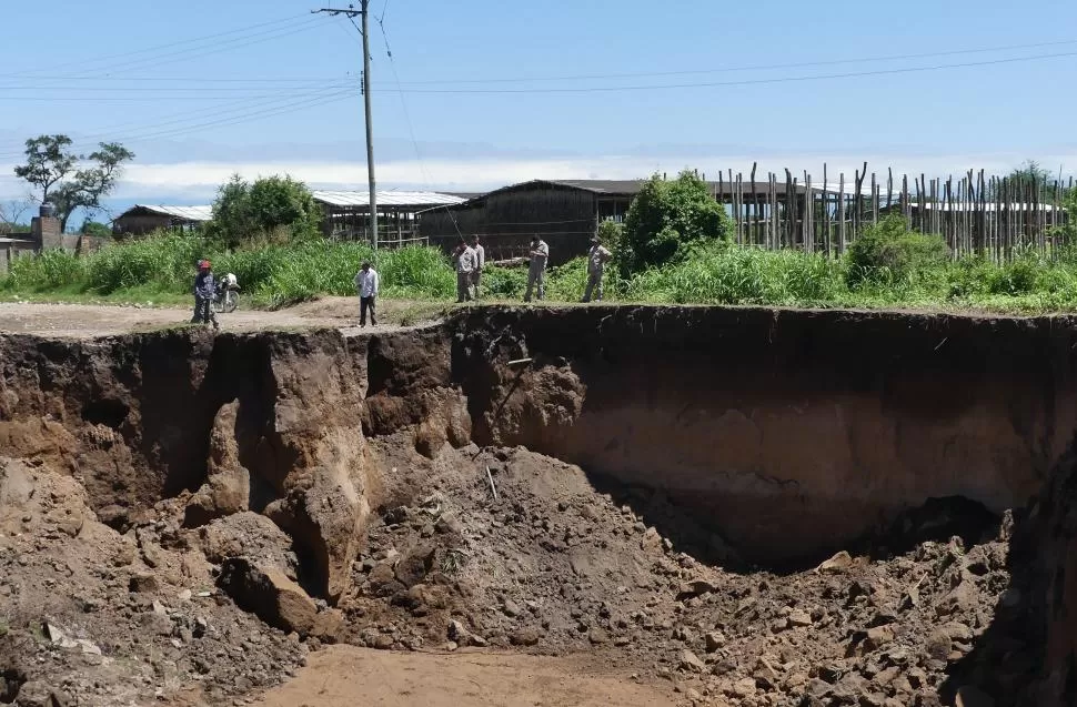 EFECTO. Los terrenos acusan el impacto de los desmontes; se informa.  