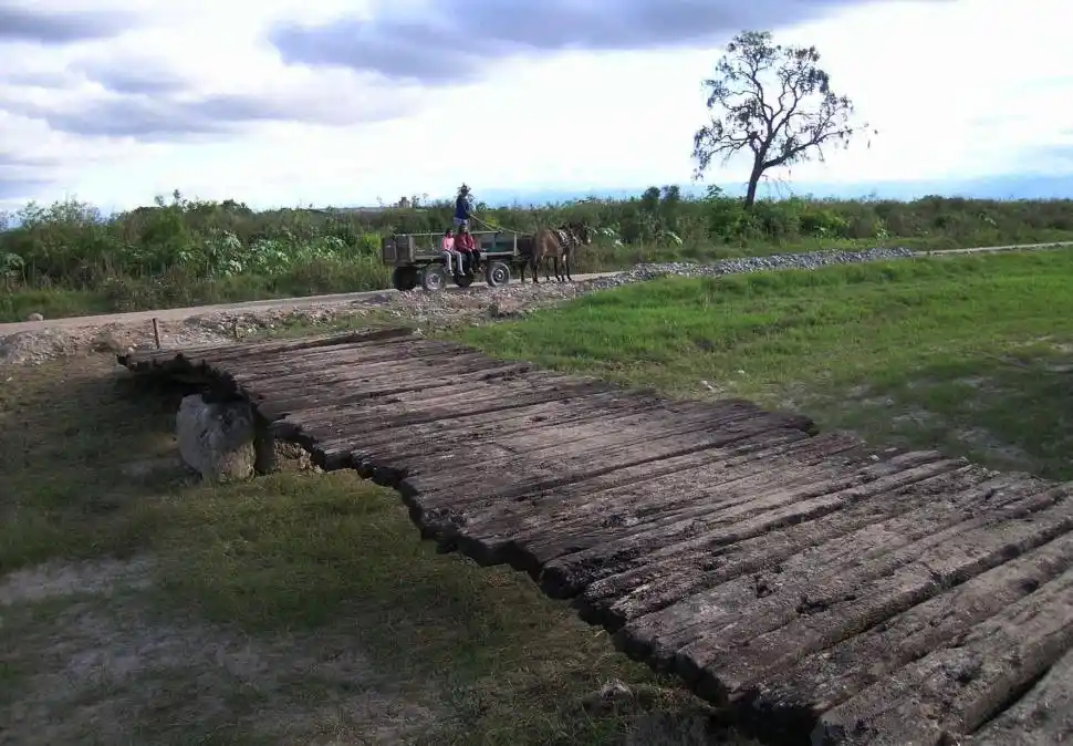 EL SOCAVÓN. En los últimos años se tragó una escuela y tres viviendas.   