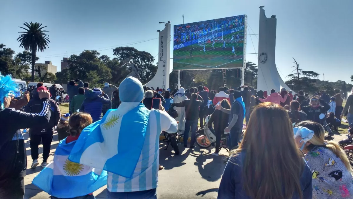 Transmitirán el partido de Argentina en el “Punto de Aliento” del parque 9 de Julio