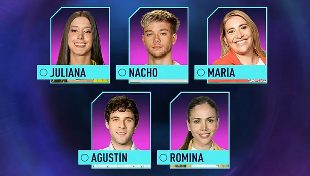 Gran Hermano: placa de nominados de esta semana