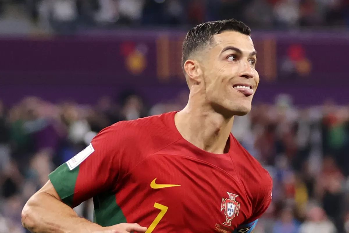 Cristiano Ronaldo alcanzó un nuevo récord, al marcar un gol en el Mundial de Qatar 2022