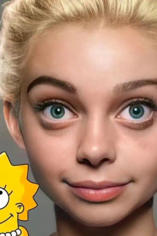 Impactante: mirá como lucen Los Simpson creados con inteligencia artificial