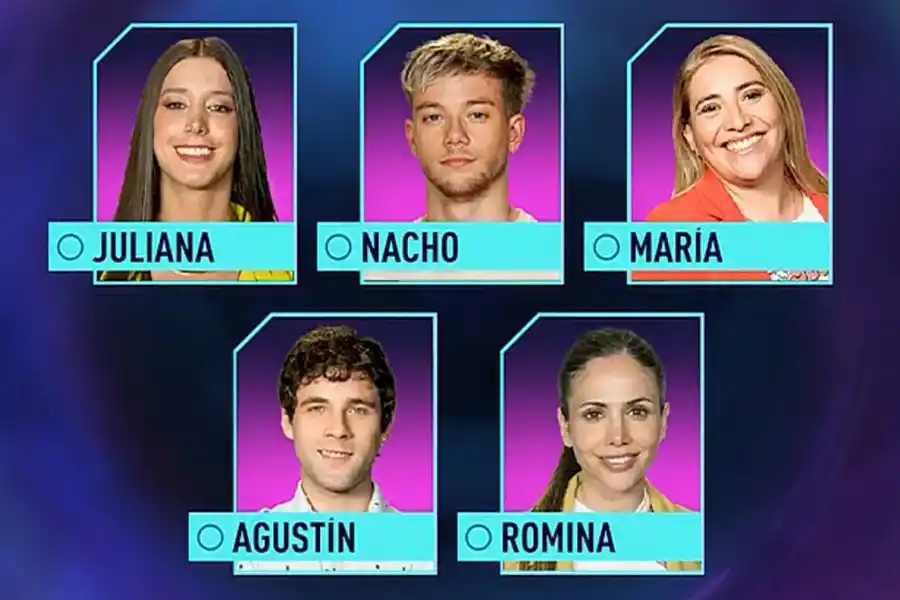 Gran Hermano: placa de nominados de esta semana