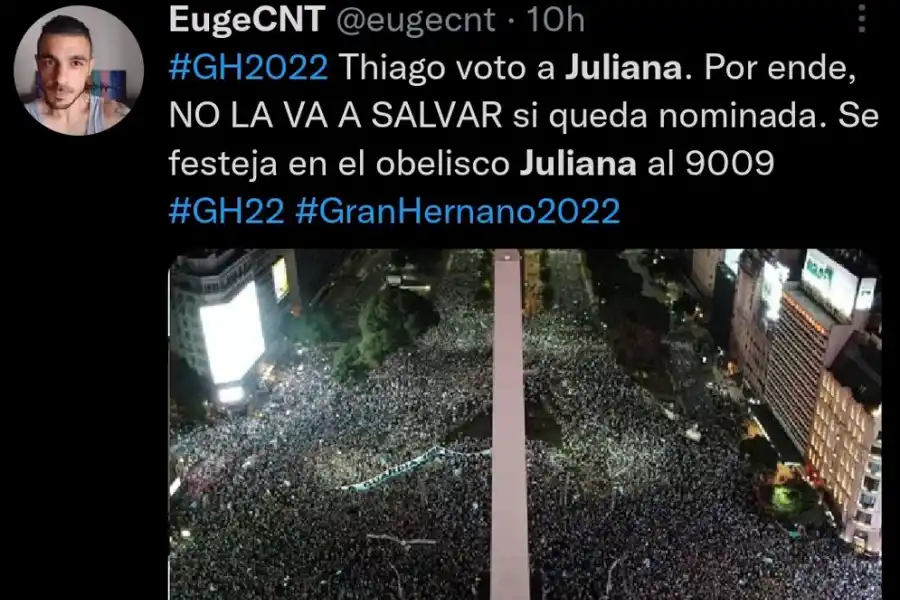 Los memes de la nominación de Juliana en Gran Hermano