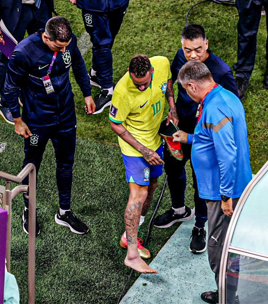 Mundial de Qatar: No se preocupen, Neymar va a seguir jugando, aseguró Tité tras la lesión en el tobillo de la figura brasileña