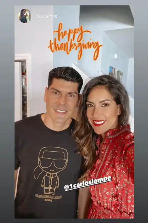 Carlos y Claudia Lampe, en Estados Unidos.