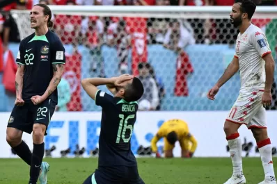 Qatar 2022: Australia le ganó 1 a 0 a Túnez y sueña con clasificar a los octavos de final