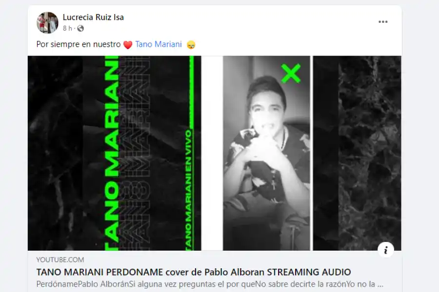 Video: el cuarteto estuvo presente en el entierro del músico tucumano asesinado a balazos