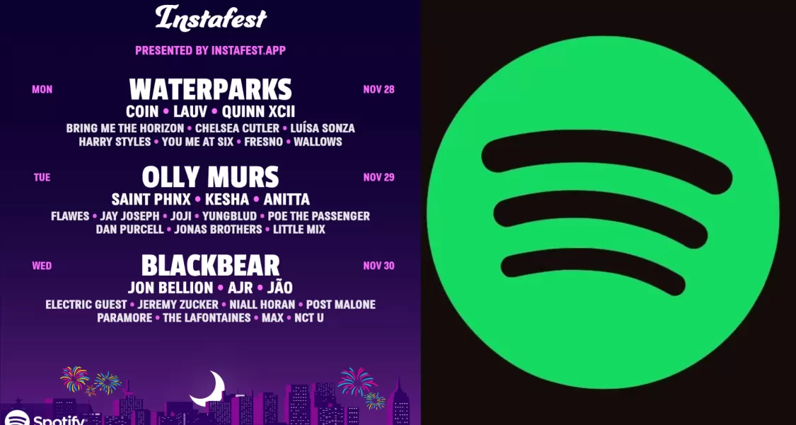 Instafest: la creativa manera con la que Spotify te muestra tus artistas más escuchados