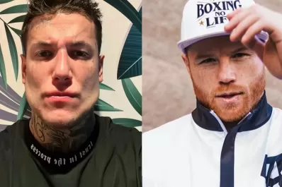 Alex Caniggia insultó a Canelo Álvarez por las amenazas a Lionel Messi: qué le dijo
