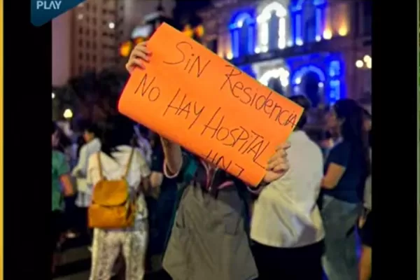 Protesta de residentes: Estamos en una situación de precarización laboral