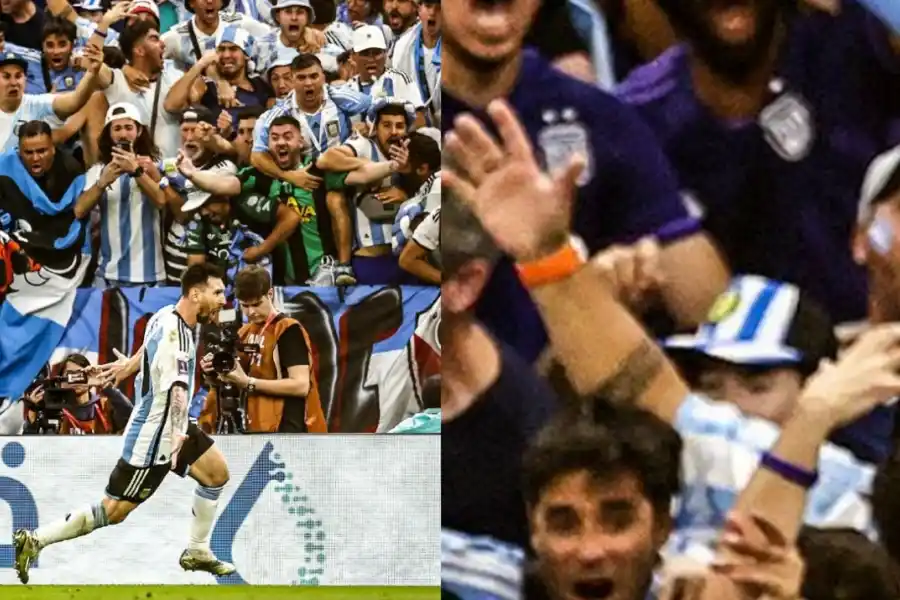 Aseguran que vieron a Maradona en el partido de Argentina y México