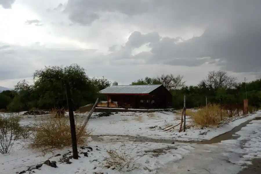 Una tremenda granizada sorprendió a Amaicha del Valle