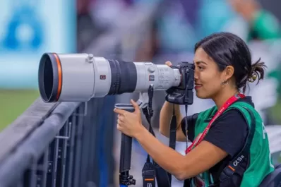 Ojos tucumanos para mostrar el Mundial: una fotógrafa de esta provincia cubre la Copa del Mundo