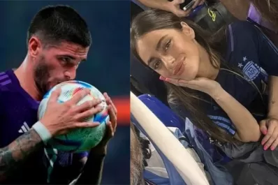 Mundial de Qatar: Tini fue a alentar a De Paul en el partido frente a Polonia y lució un tierno detalle