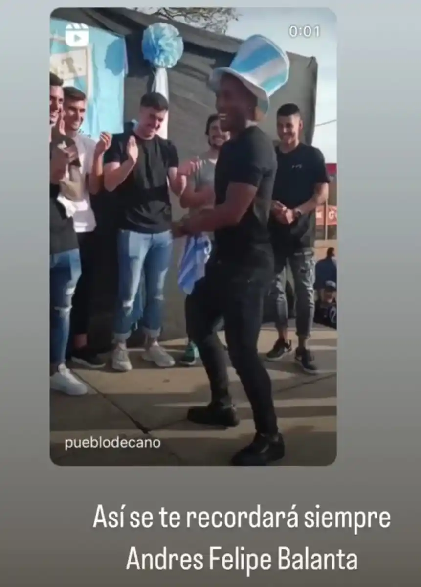 Atlético Tucumán: con emotivas palabras, los jugadores y dirigentes despidieron al colombiano Andrés Balanta