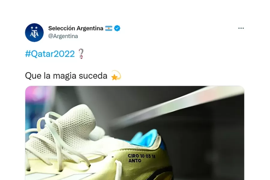 Mundial de Qatar: el emotivo detalle de los botines que usó Messi en el partido frente a Polonia