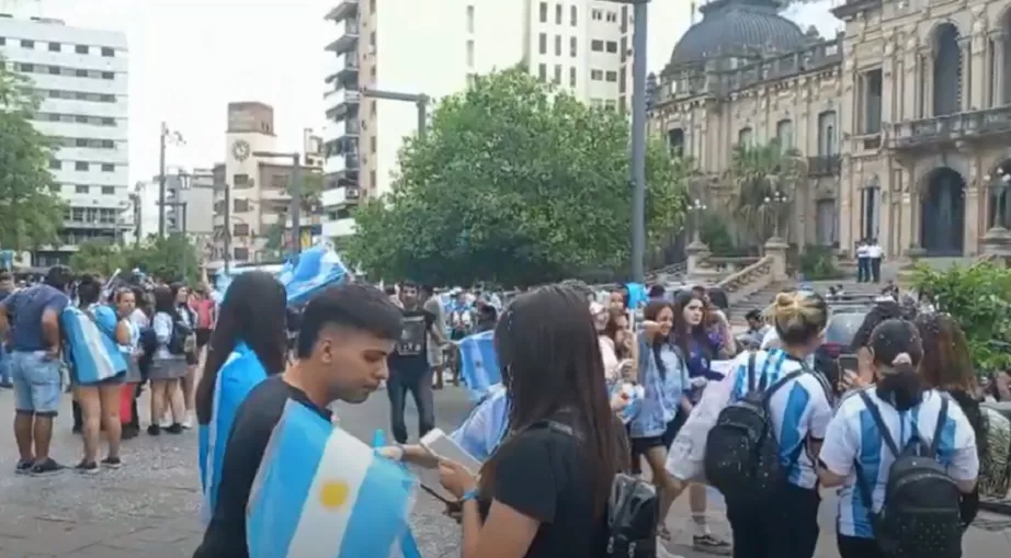 Video: así festejaron los tucumanos el triunfo de Argentina en el Mundial de Qatar