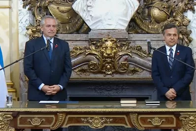 Alberto Fernández le tomó juramento a Diego Giuliano, nuevo ministro de Transporte