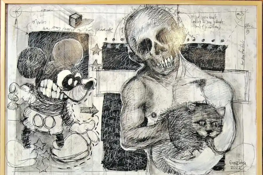 Una obra surrealista ganó el premio de Dibujo Donato Grima