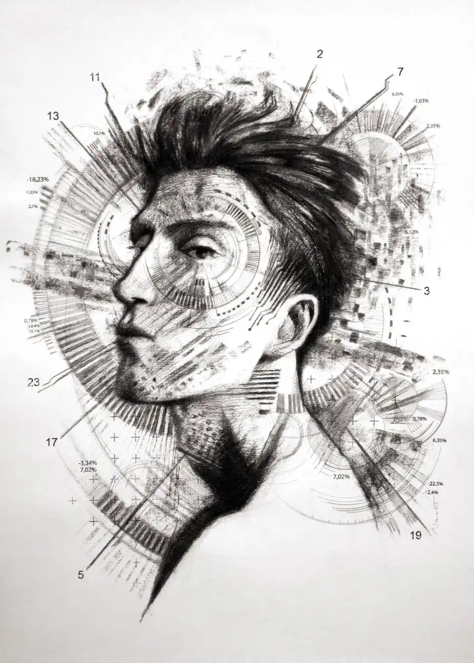 FIGURA NUMERO 24. La obra de Juan Milton Natch recibió una de las menciones especiales.