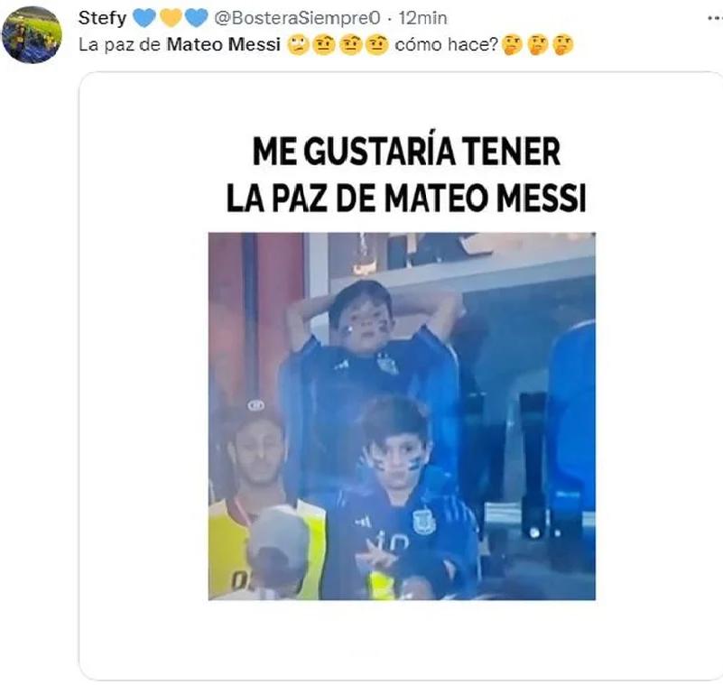 Meme de Mateo Messi