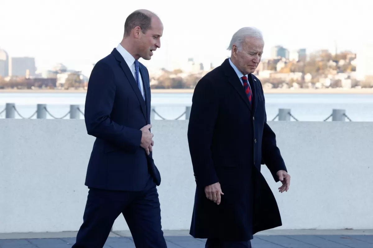 El príncipe William se reunió con Biden para hablar sobre el cambio climático