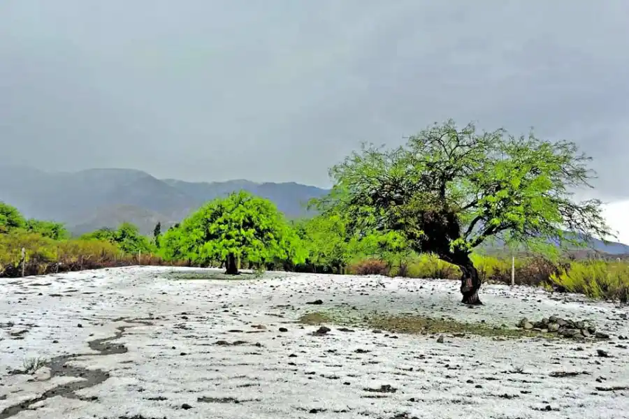 El granizo y la lluvia generaron zozobra en las zonas de montaña