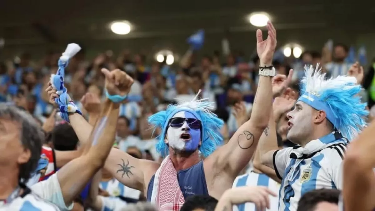 Un estadio con mayoría de argentinos