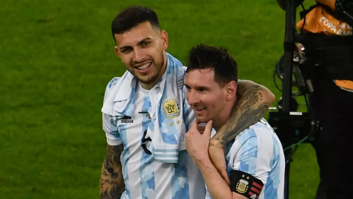 Leandro Paredes le dedicó un sentido posteo a Lionel Messi 