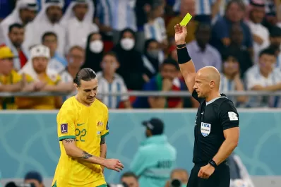 Mundial Qatar 2022: la tarea del juez polaco fue discreta