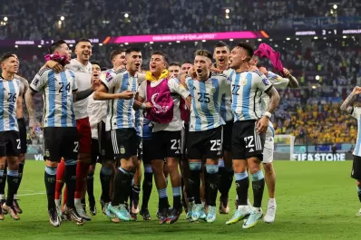 Video: el emocionante festejo de los jugadores de la Selección con la hinchada argentina